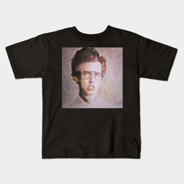 Napoleon dynamite Kids T-Shirt by Mike Nesloney Art